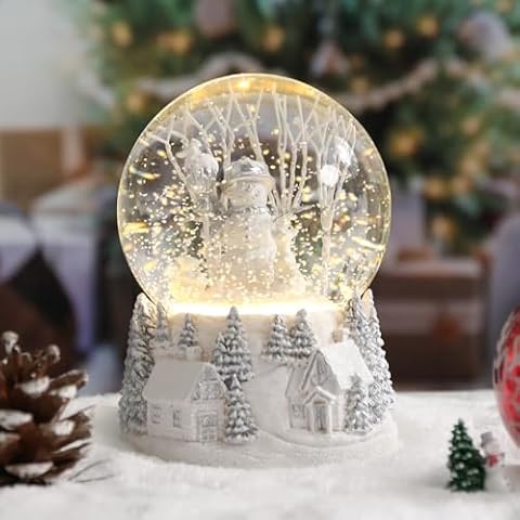 Vipush Christmas Snow Globe with Music Cover