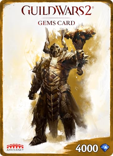Guild Wars 2 4000 gemmes carte d'activation PC pour explorer la Tyrie