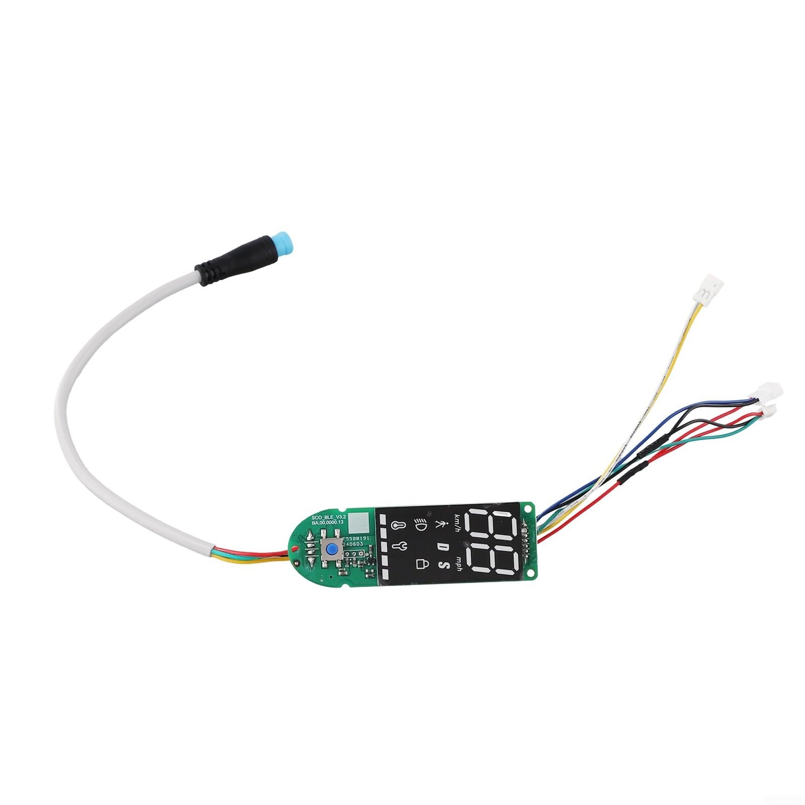 EcoLivzen Electric Scooter Dashboard Display, Circuit Board Control Panel Compatible for Xiaomi M-365 Pro Pro2 MI3Pro Replacement Parts Digital Screen Instrument Board Scooter Accessories (MI-3PRO)
