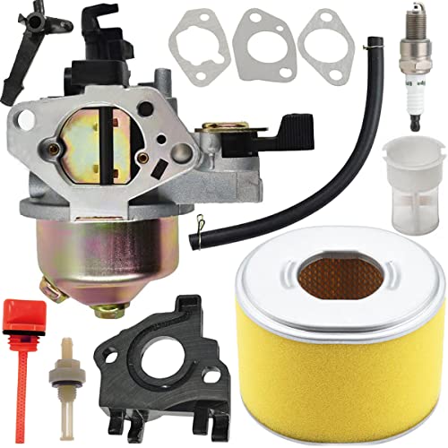 ZAMDOE Vergaser für Honda GX240 GX270 8HP 9HP Motoren ersetzt # 16100-ZE2-W71 1616100-ZH9-820 mit Luftfilter, Zündkerzendichtung, Kraftstoffleitung