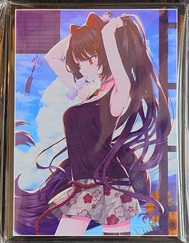 にじさんじ 戌亥とこ 巫女 猫耳 ミッドナイトブルー スリーブ にじさんじ 戌亥とこ 巫女 猫耳 ミッドナイトブルー プレイ