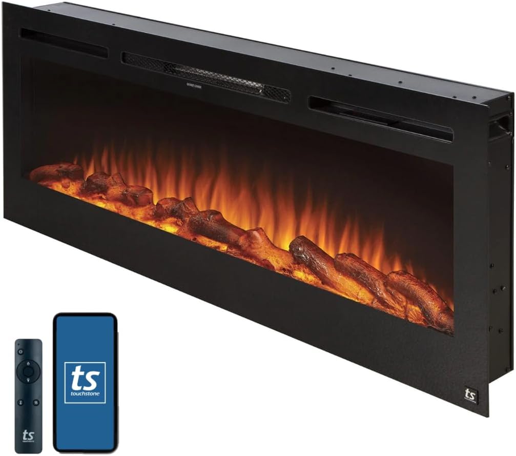Touchstone Smart Electric Fireplace-The Sideline 50