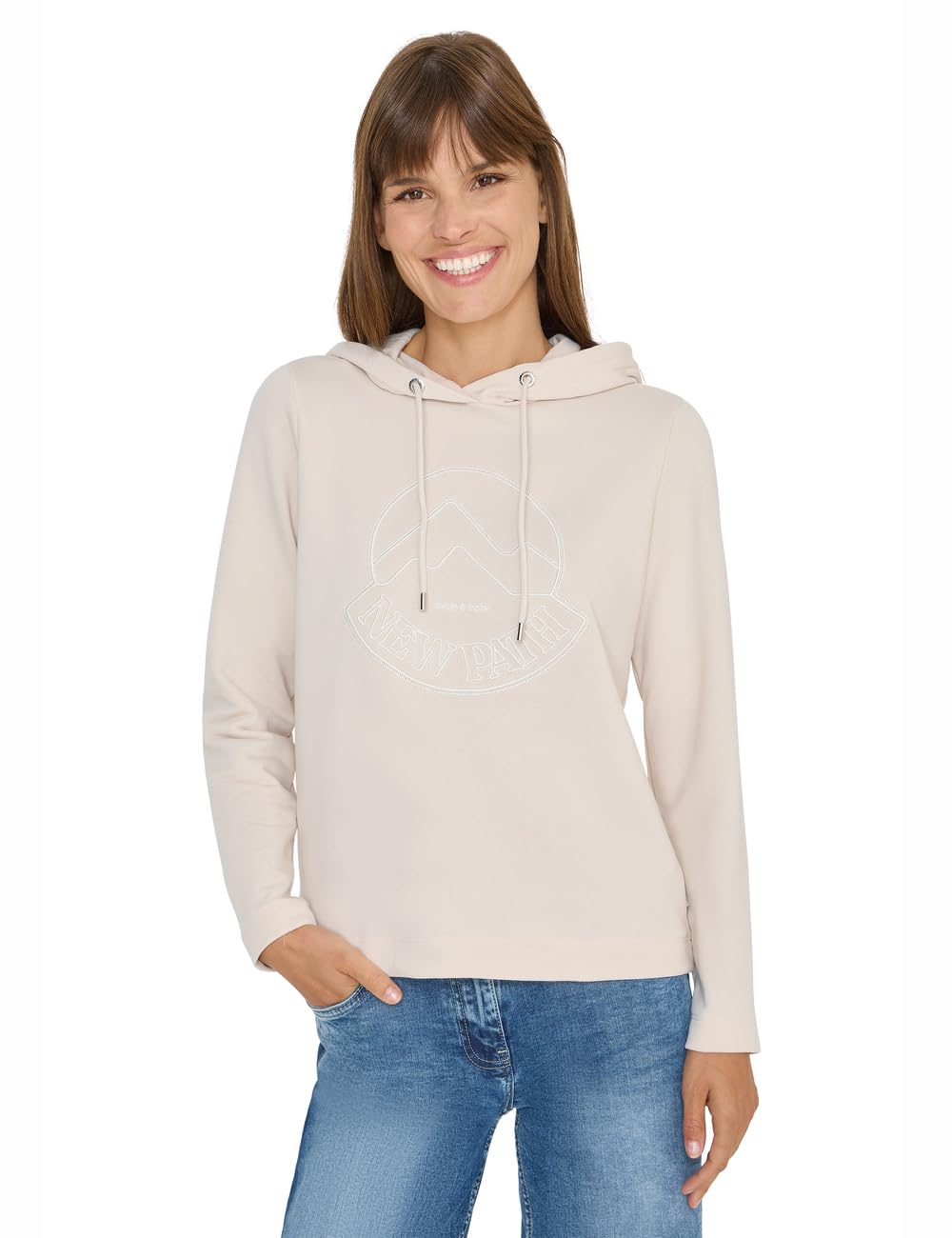 Cecil Damen Kapuzenshirt mit Stickerei