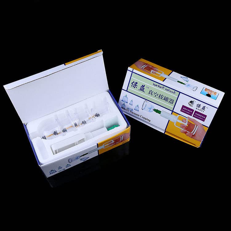 Hsthe Sea Chinese Cupping Therapy Set, 6 Vacuum Air Suction Cups with Pumping Handle - Image 3