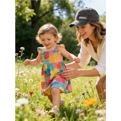 Gorro estampado ajustable para mujer miniatura 3