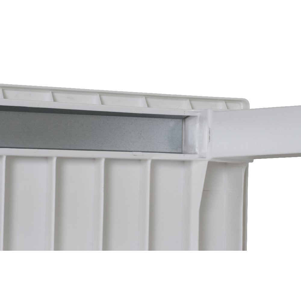 Keter - Mesa de Comedor Exterior Futura de 6 plazas, Color Blanco