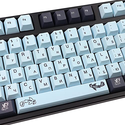 Touches clavier mécanique Mizu Dye Sub en profil Cherry premium