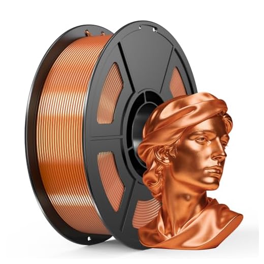 IEMAI Silk PLA+ 3D Printer Filament 1.75mm, High Gloss Shiny Texture, +/- 0.02mm Dimensional Accuracy, 1KG Spool (2.2lbs), Compatible with Most FDM Printers, Silk Copper