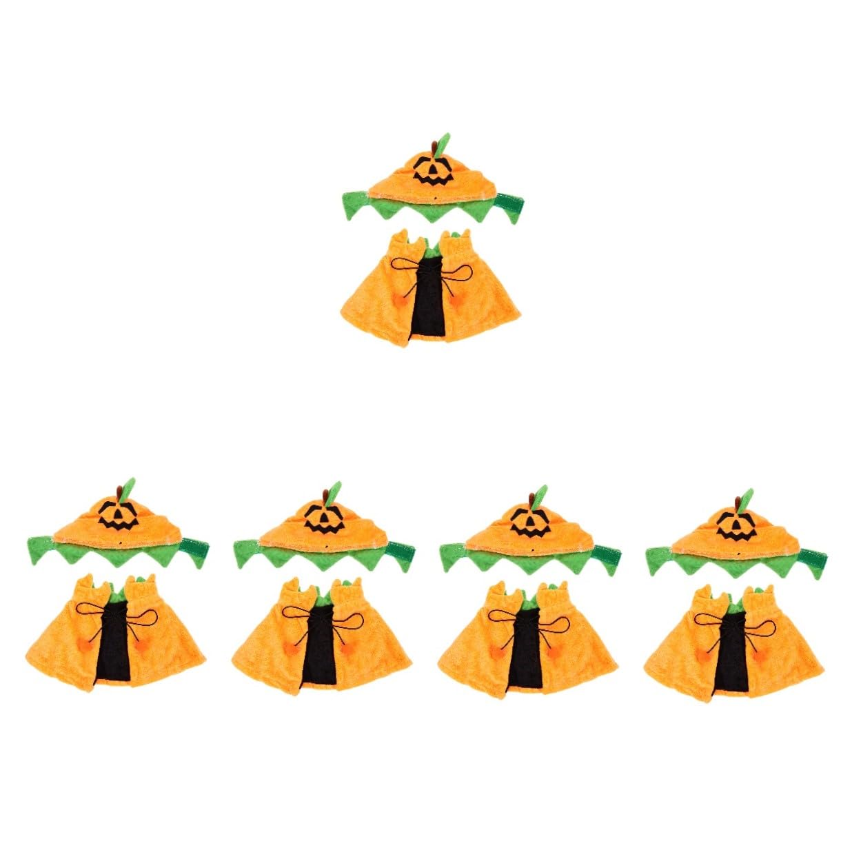 POPETPOP 5 Set Pet Cape Cat Cape Cappello Kit Halloween Pet Costume Cane Costumi Di Halloween Festa Di Vestiti Dell'Animale Domestico Pet Mantello Cappelli Gatto Zucca Di