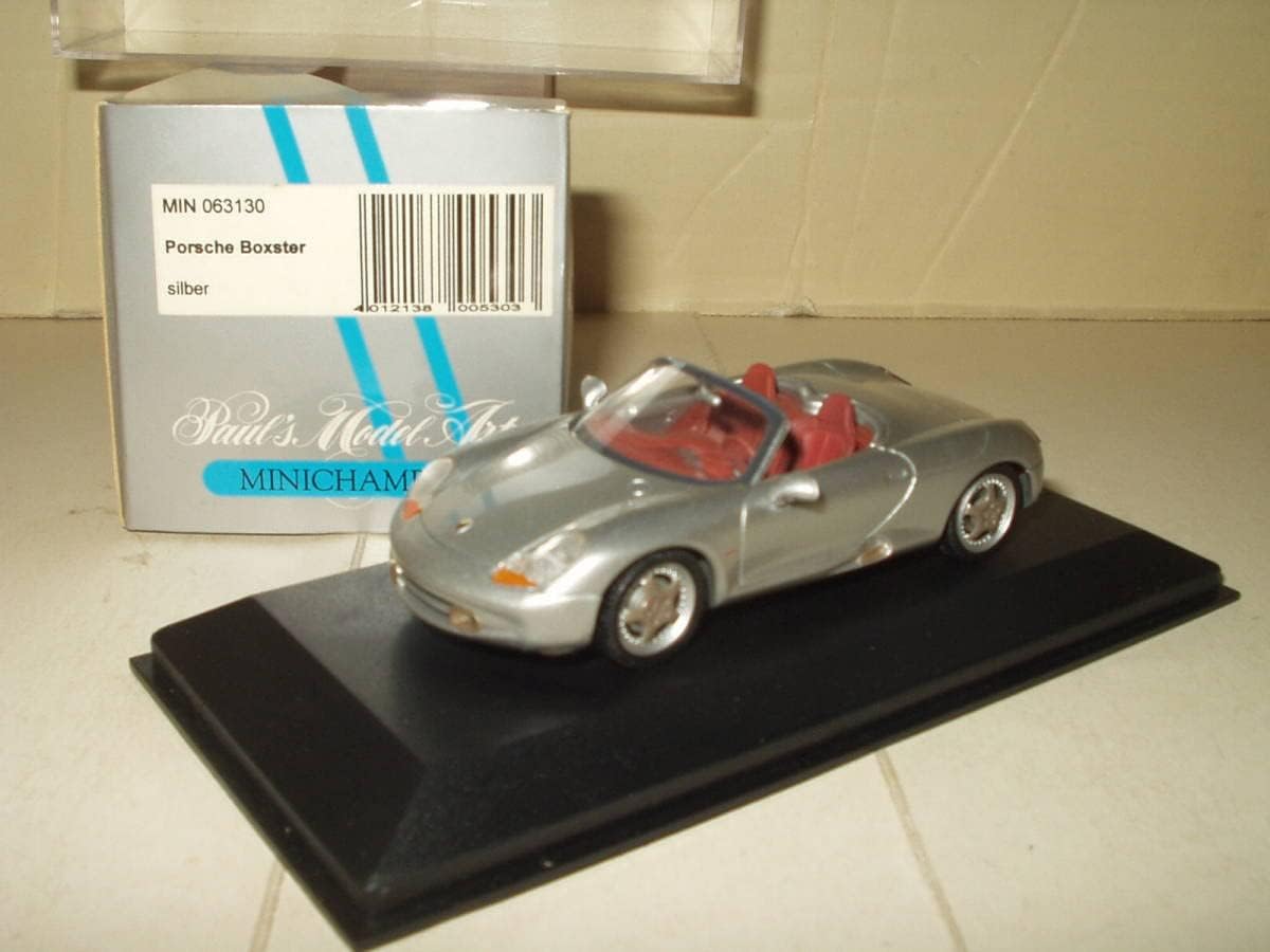 PMA Boxster/銀箱ミニチャンプス ボクスター (1:43) シルバーポルシェ