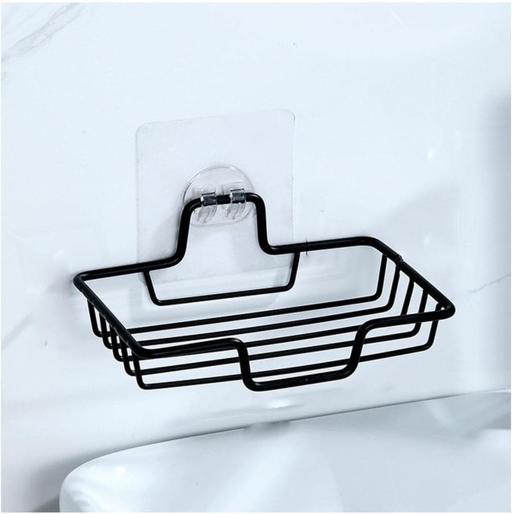 soap tray, Stainless Steel Wall Mounted Soap Dish Self Adhesive Razor Holder