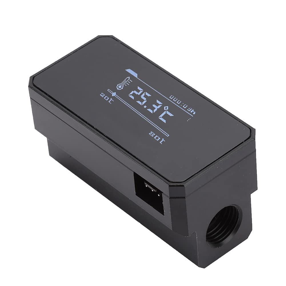 Wakects Intelligenter Warmwasserschutz, OLED-Display Schwarz (Black)