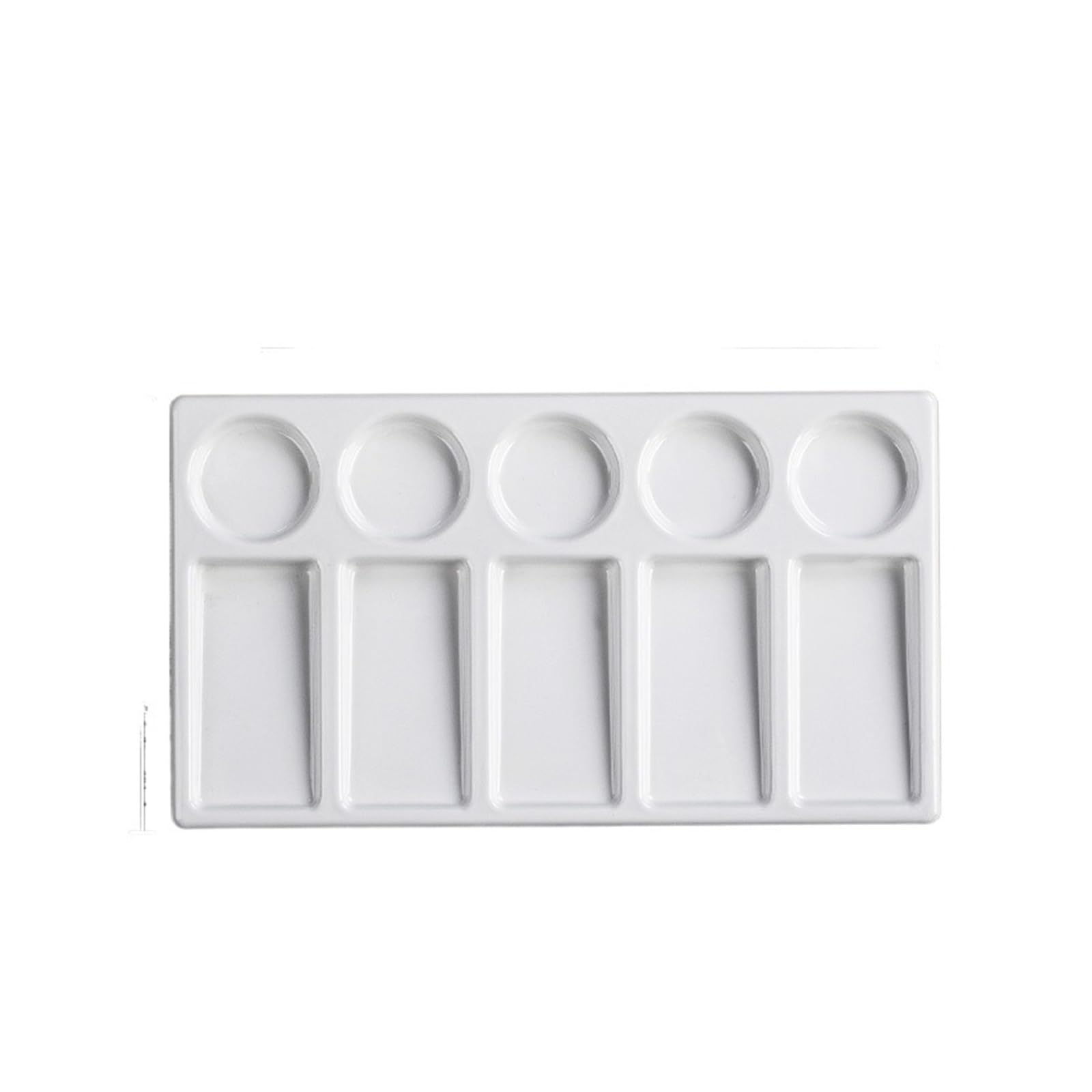 Paint Palette, Flat Ceramic Paint Mix Palette for Watercolor Oil - Multiple Designs(Design 4