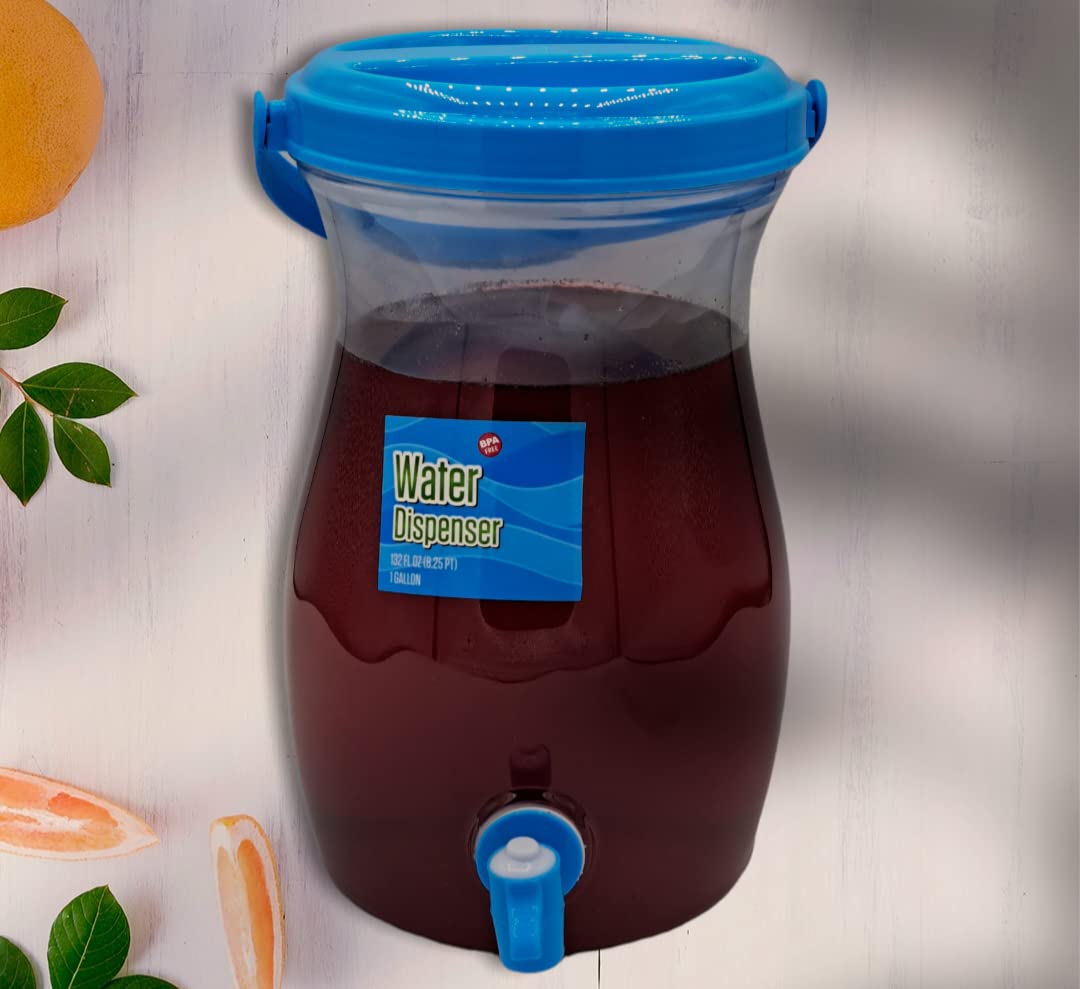 Buy 1 Gallon Jug with Lid and Spout Aguas Frescas Vitrolero Plastic