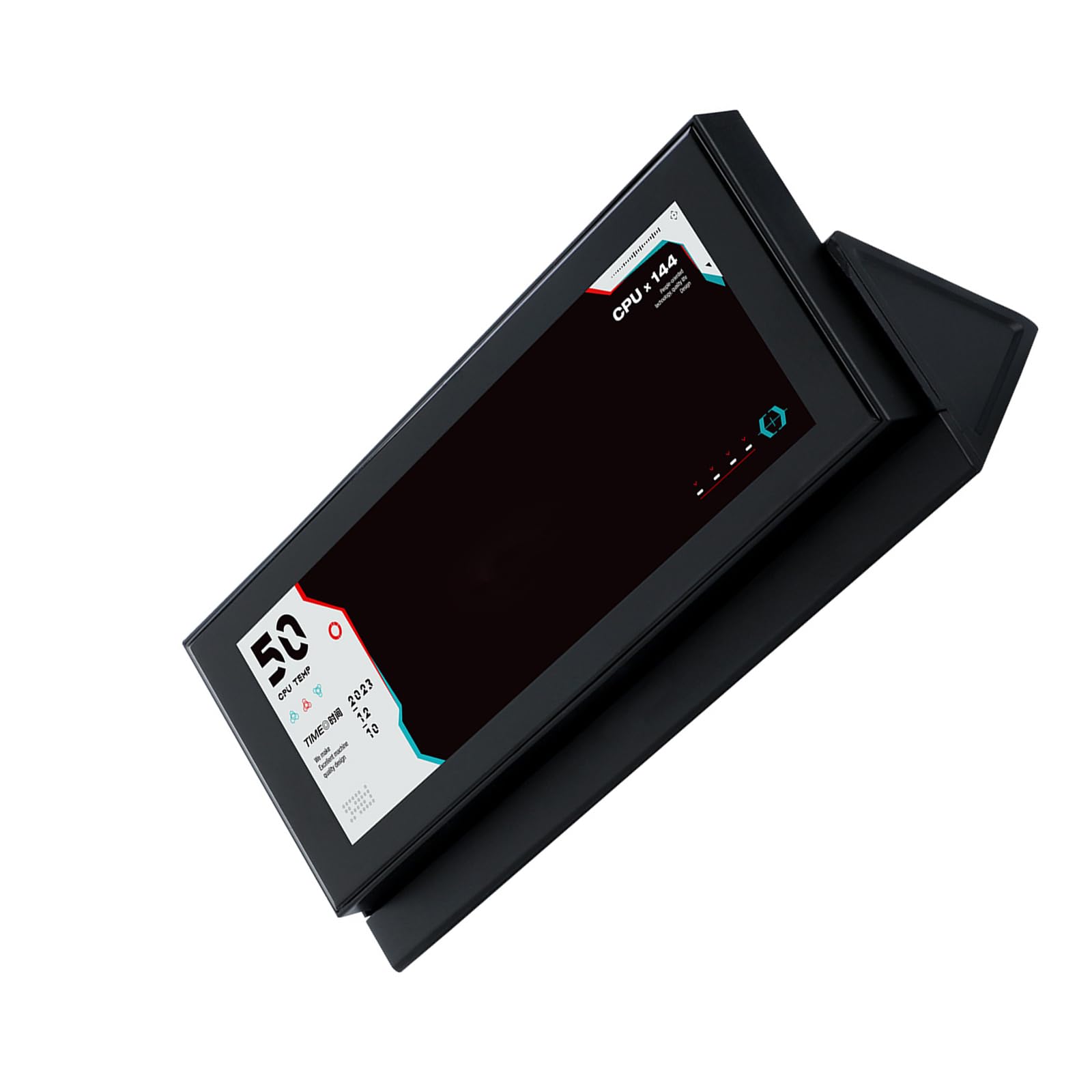 Écran USB Intelligent de 4.6 Pouces, pour de Bureau, écran secondaire, CPU, GPU, Affichage de vidéo Dynamique