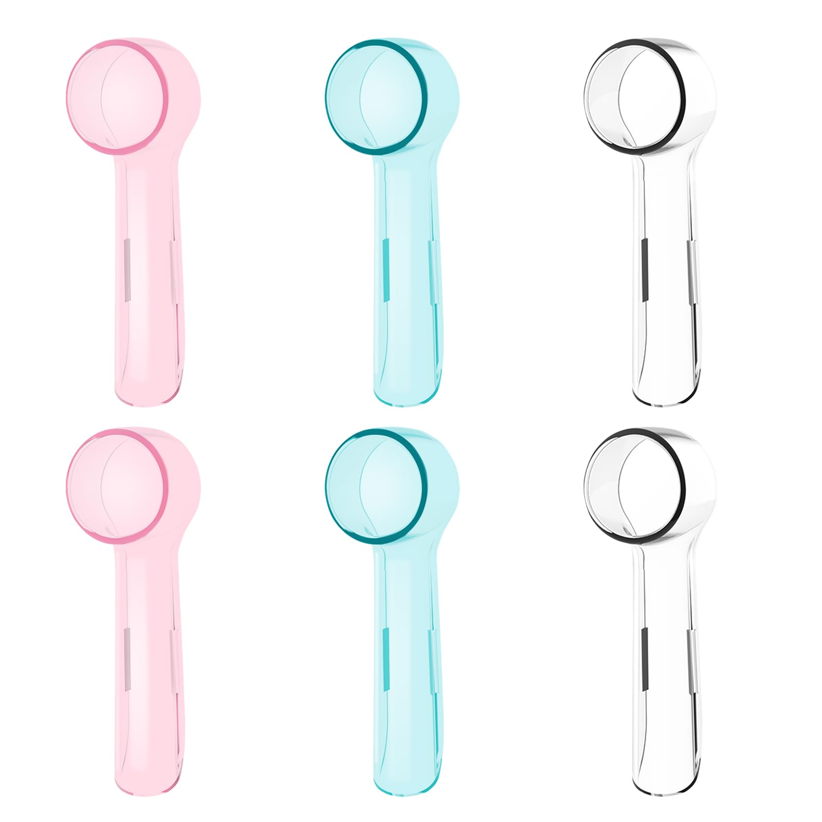 HSYTEK 6 Pack Toothbrush Cover Compatible with Oral-B Braun Replacement Brush Heads Fit for Oral B Sensitive Gum