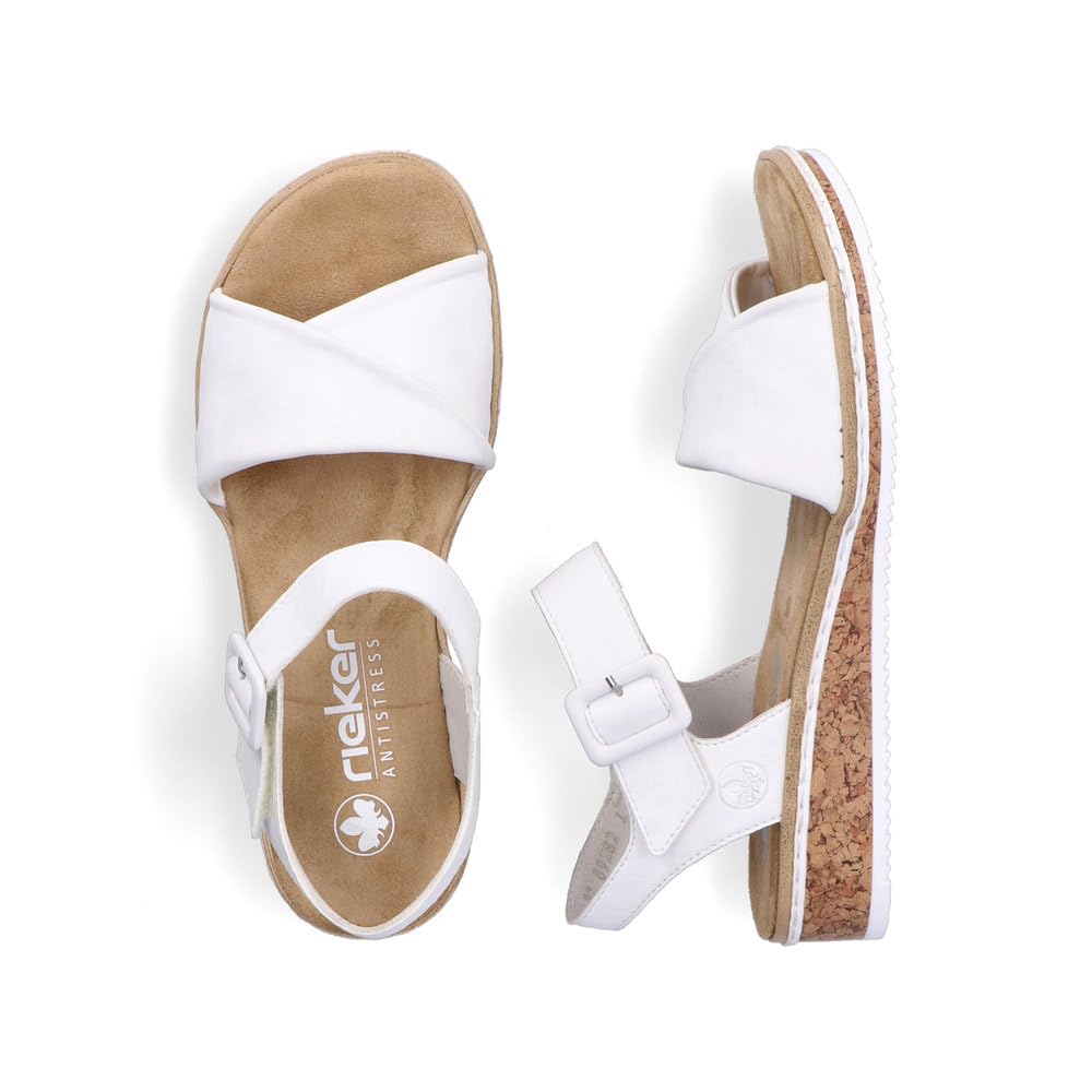 Rieker Damen Klassische Sandalen V3691, Frauen Sandalen