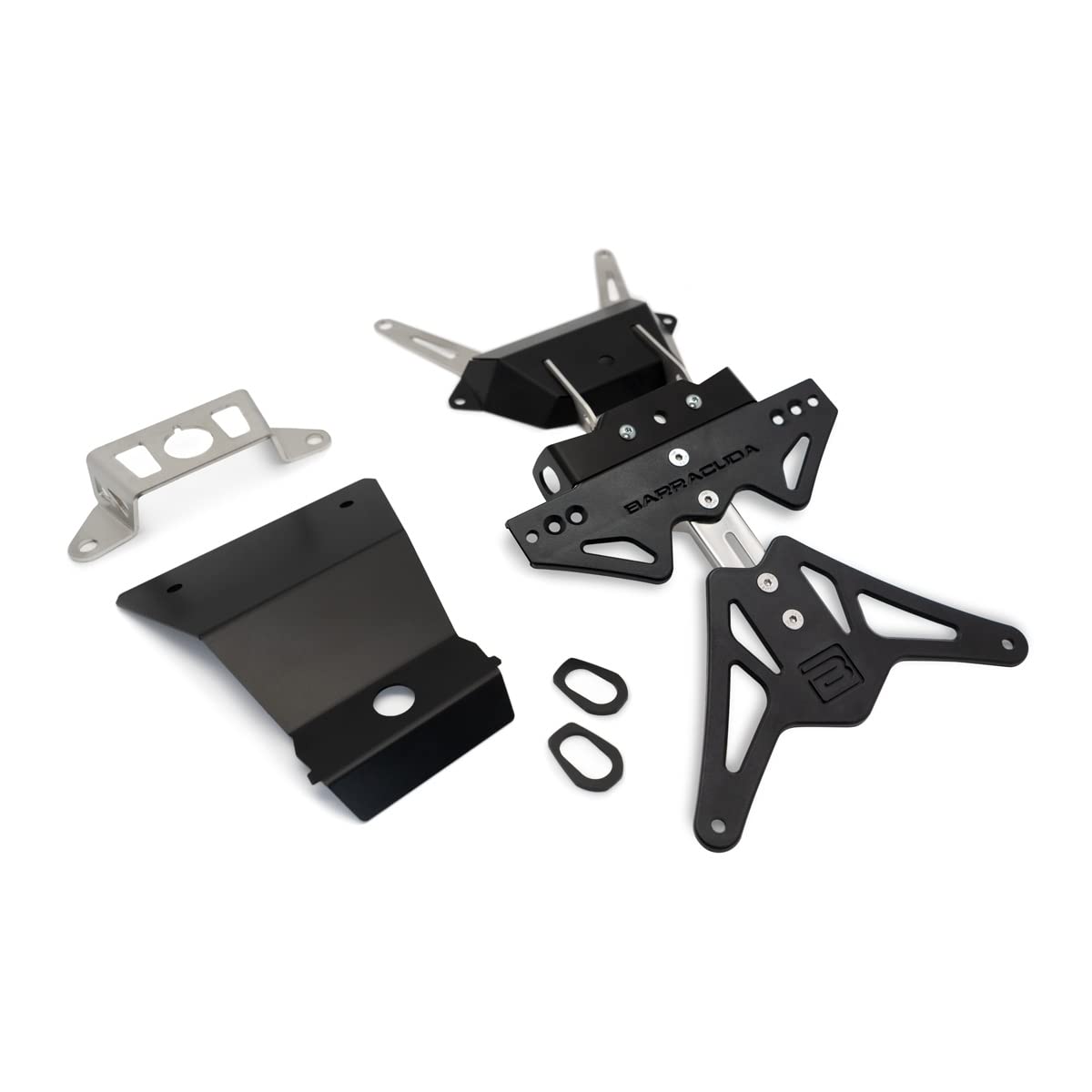 Portatarga Barracuda compatibile con Honda Forza 750 2021-2026 (con alloggiamenti per gli indicatori di direzione originali)