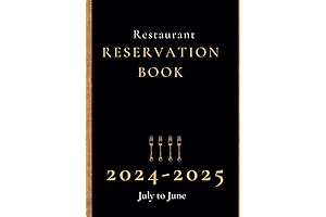 Daily Restaurant Reservation Book 2024, XL Appointment Planner