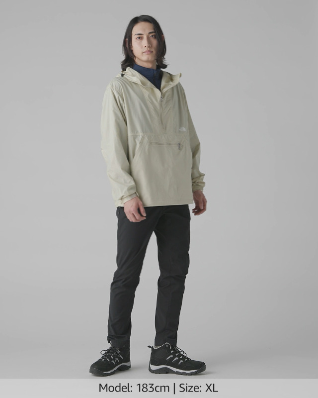Amazon | [ザ・ノース・フェイス] Compact Anorak グラベル XL