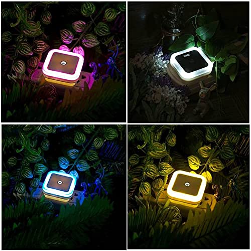 Image of Attractive Sensor Control Led Night Light Lamp 0.5W Full Automatic Sensor Smart Sensor Led Plug Night Lamp for Bedroom Gift Office Livingroom (Blue)