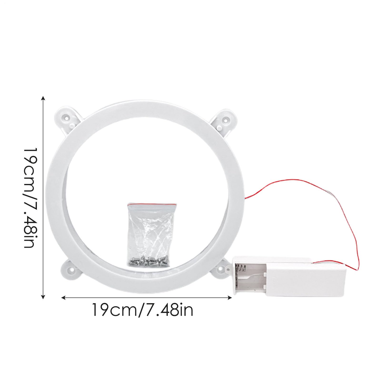 Anneaux de reproduction LED étanches Éclairage pour ensemble de cornhole robuste durable