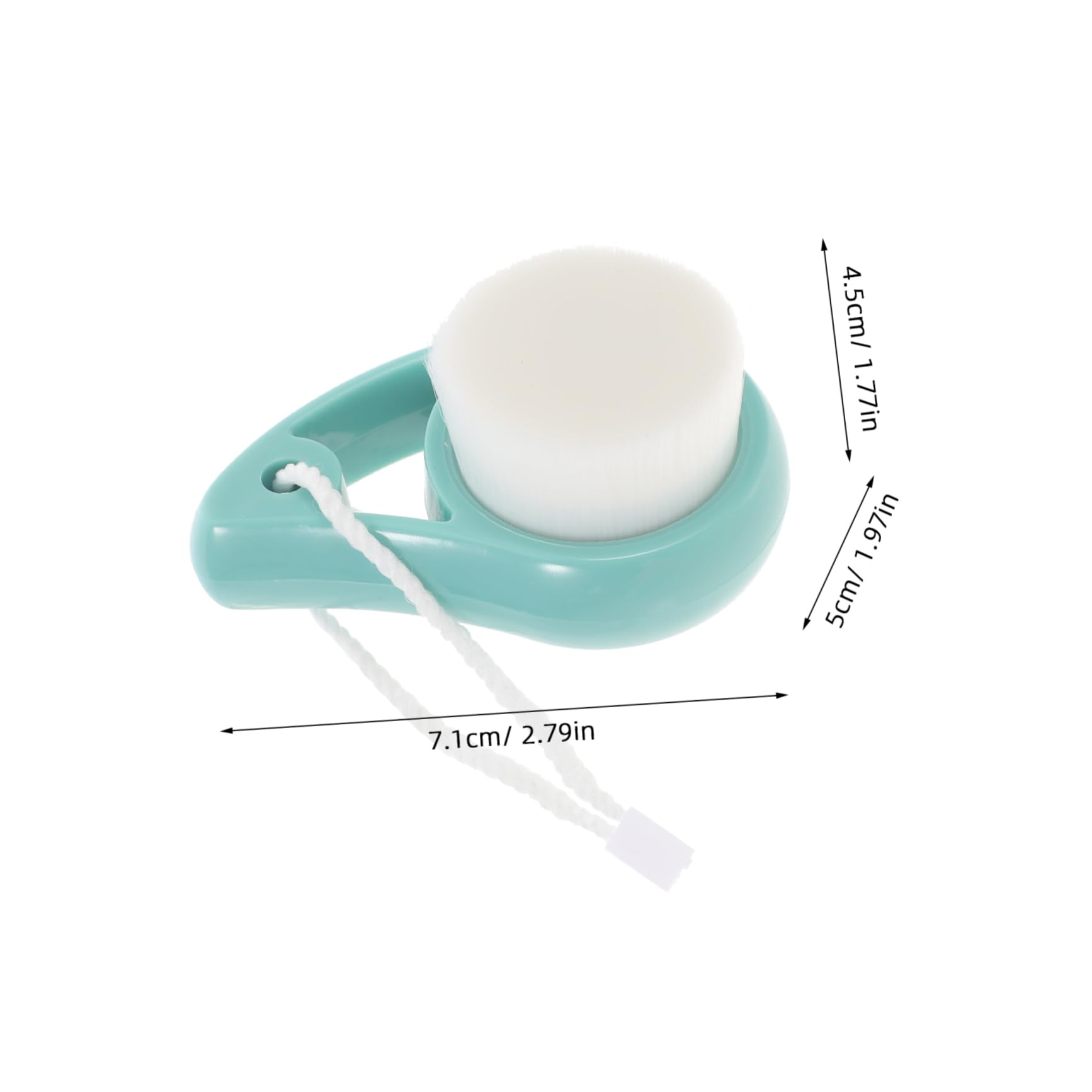 Mikinona Exfoliating Face Brush Set 2pcs Gentle Cleansing Brush for Face for Travel Soft Bristles for Sensitive