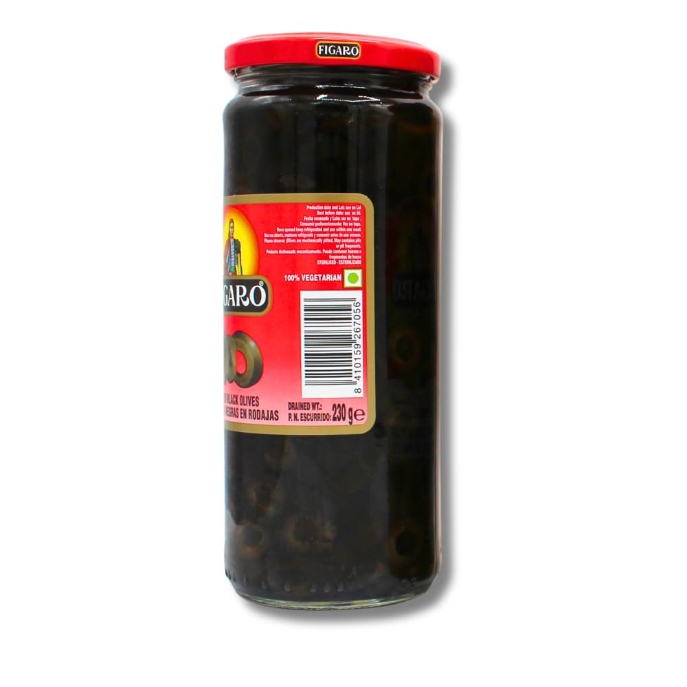 Figaro Olives (Figaro Black Olives, Sliced 450gm) - Image 7 thumbnail
