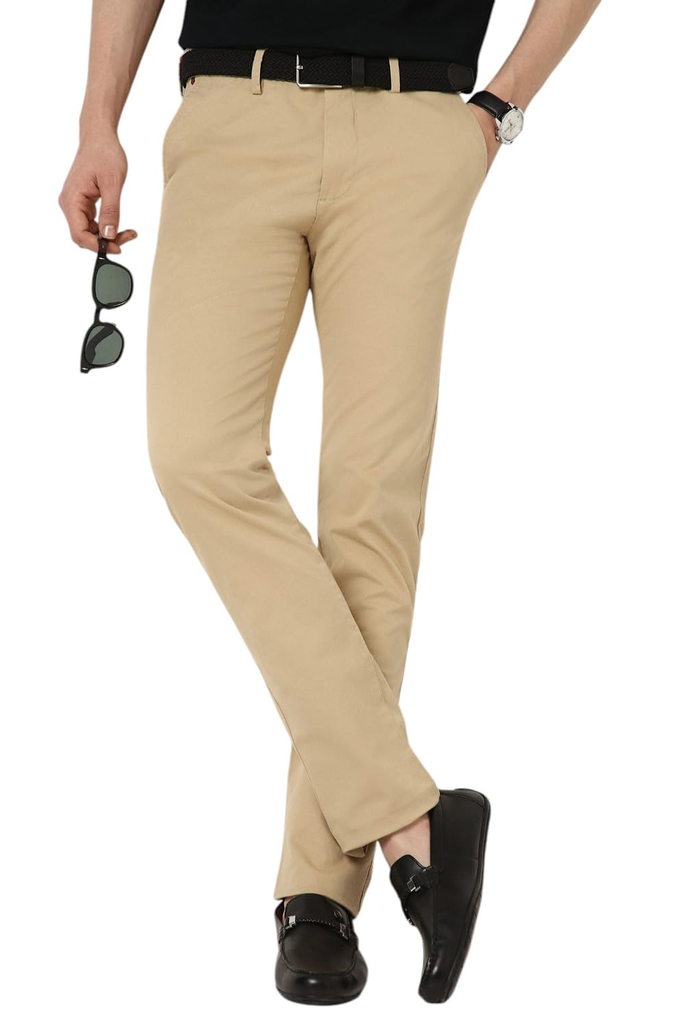 peter england Men's Super Slim Fit Premium Wrinkle Free Casual Trouser Chinos-picture-59