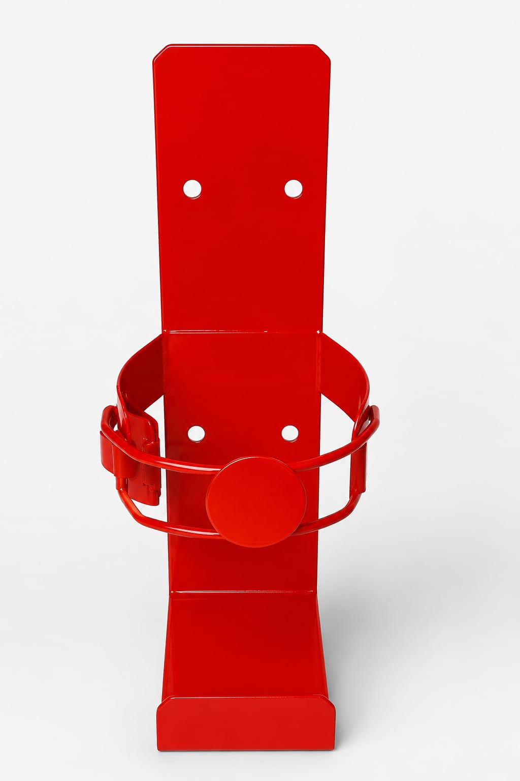 2 Kg Fire Extinguisher Stand, Heavy Duty Wall Mount Holder, Red Metal Bracket-image-45