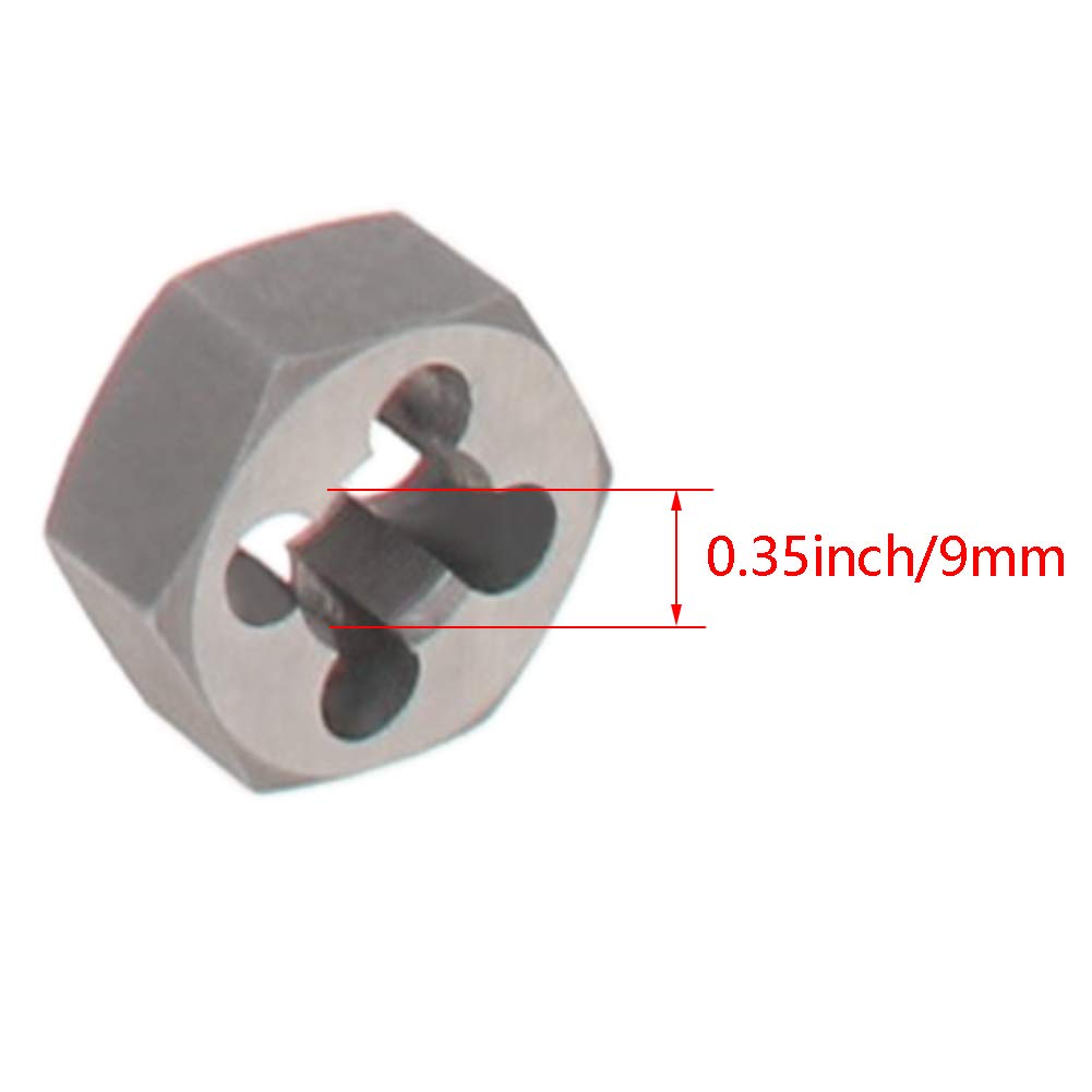 Utoolmart Hex Rethreading Die, M10 x 1.5 Pitch, Carbon Steel Thread Die, Hex Rethreading Die Machine Thread Die, Hexagon Taper Pipe Die — Amazon image 10