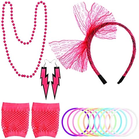 Yolev Accesorios de Fiesta de los 80 Cover