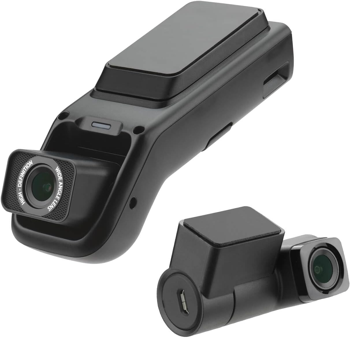 PIXYDA スリムフィットドライブレコーダー 前後2カメラ RAY25 前後200万画素 夜間画像補正 SONY製イメージセンサー搭載 WDR Wi-Fi接続 駐車監視録画 64GBmicroSDカード同梱 SEIWA