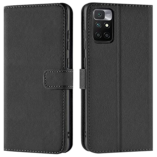 Verco Wallet Case for Xiaomi Redmi 10 Book Cover with Magnetic Closure compatible with Redmi 10 (2022) Flip Case with Card Slots Faux Leather