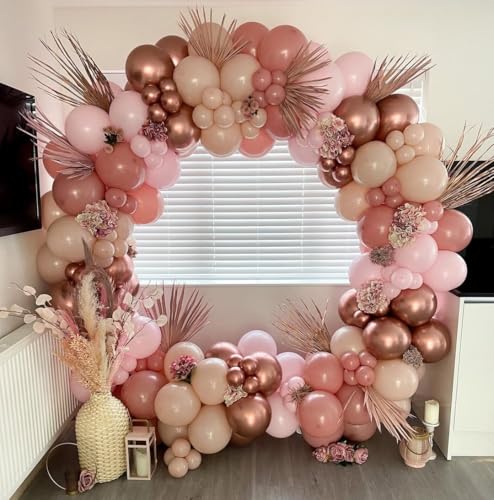 23% Off Rose Gold Balloon Arch Kit – 164 Pcs Party Decor - Image 4