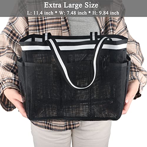 Ocim Xl Portable Shower Caddy Basket - Mesh Shower Tote Bag For Travel College Dorm Gym Camping - Black #TOP1
