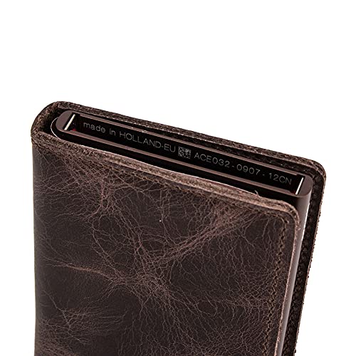 Image of Secrid Slim Wallet Original Leather With Rfid Safe Card Case