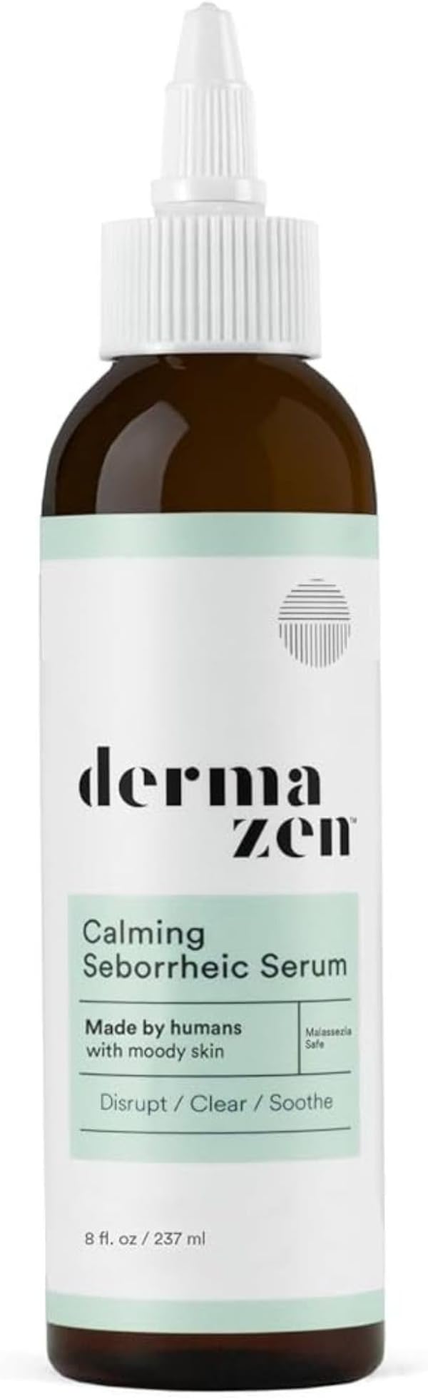 Dermazen Calming Seborrheic Serum for Flaky, Itchy Skin | Steroid-Free, Dermatologist-Recommended | Visibly Reduces Flaking & Soothes Itch | Malassezia-Safe | Scalp, Face & Body - 8 fl oz
