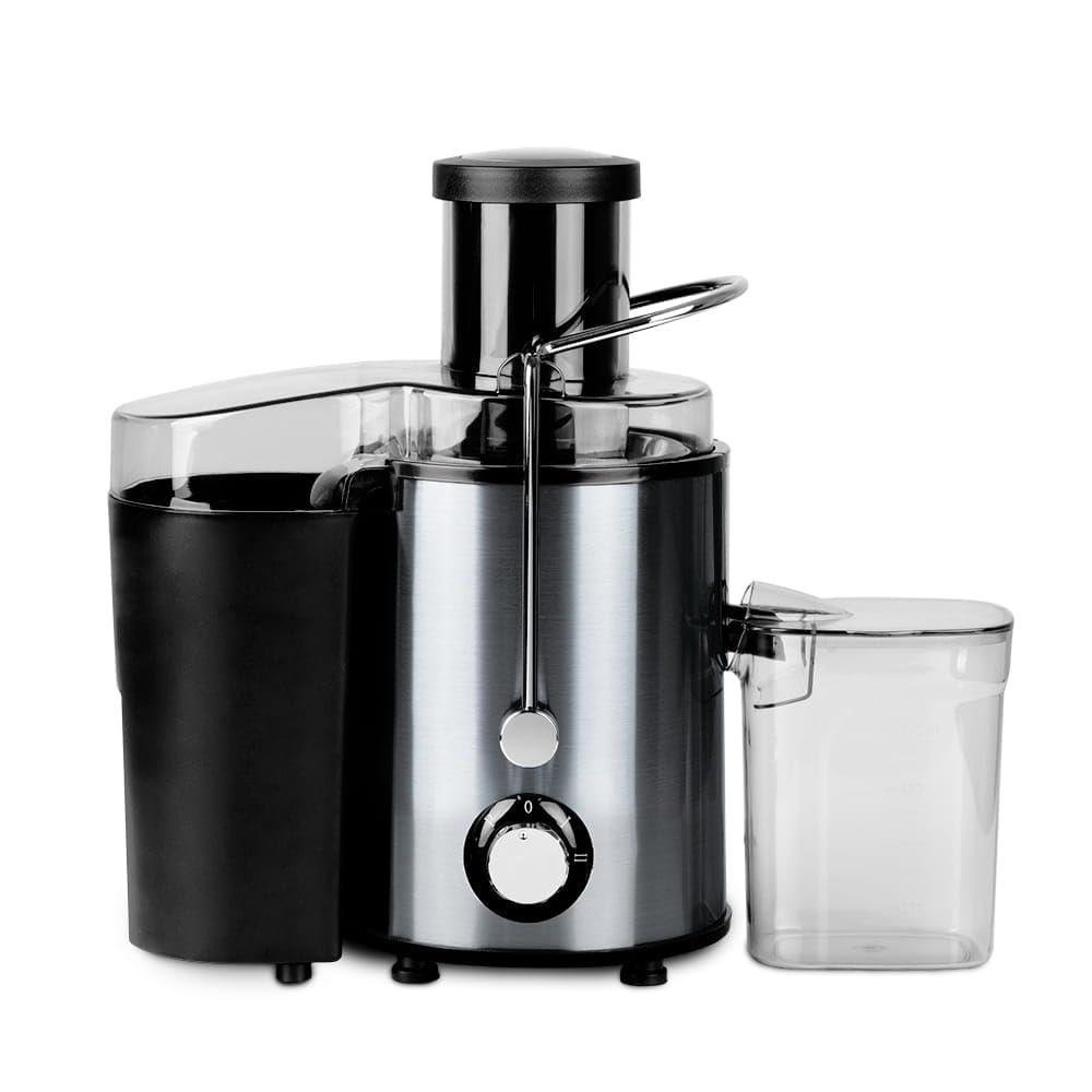 BERLINGER HAUS Extractor de jugo Black Silver Collection | Potente y fácil de usar