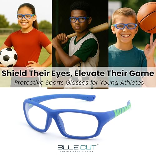 Image of BLUE CUT Sports Protection Goggles, Anti-Fog Lenses Safety Glasses for Basketball, Pickleball and All Outdoor Sports