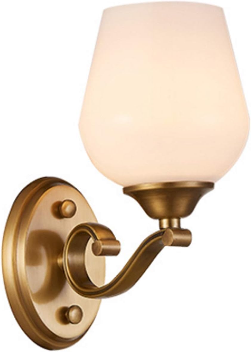ASerZenith Wall Sconces, Personality - Living Room Copper Wall Lamp Modern Minimalist Bedside Wall Lamp Bedroom Wall Lamp