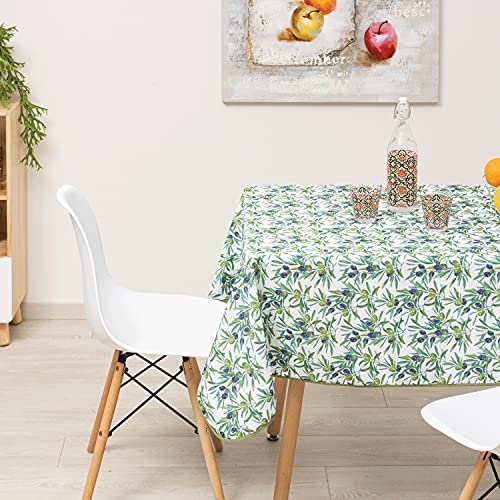 Baroni Home Tovaglia Antimacchia in Jacquard