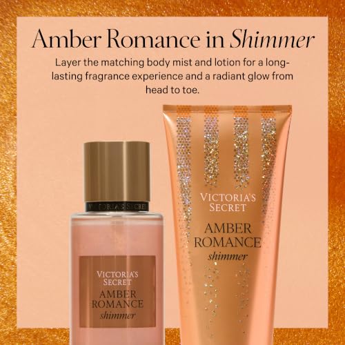 Image of Victoria's Secret Body Fragrance Mist, Amber Romance Shimmer - 8.4 fl oz