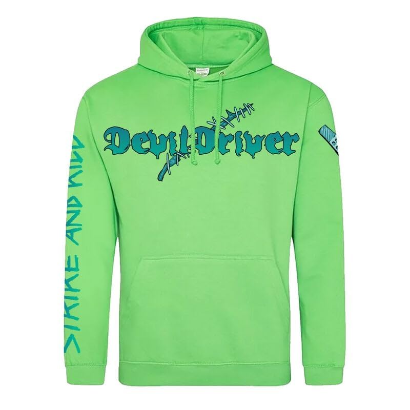DevilDriver Strike and Kill Männer Kapuzenpullover Lemon Band-Merch, Bands