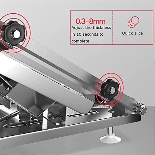 for Home Or Commercial Use,Frozen, Manual Cold Meat Cutting Machine, Stainless Steel Meat Cleaver for Beef Mutton Roll Bacon Vegetable Home Use - Image 5