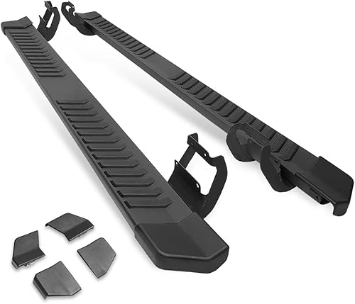 PM PERFORMOTOR Estribo Nerf de acero inoxidable con recubrimiento en polvo de 3 pulgadas compatible con 2017-2022 F250 F350 SD Crew Cab, PM-RNB-8141