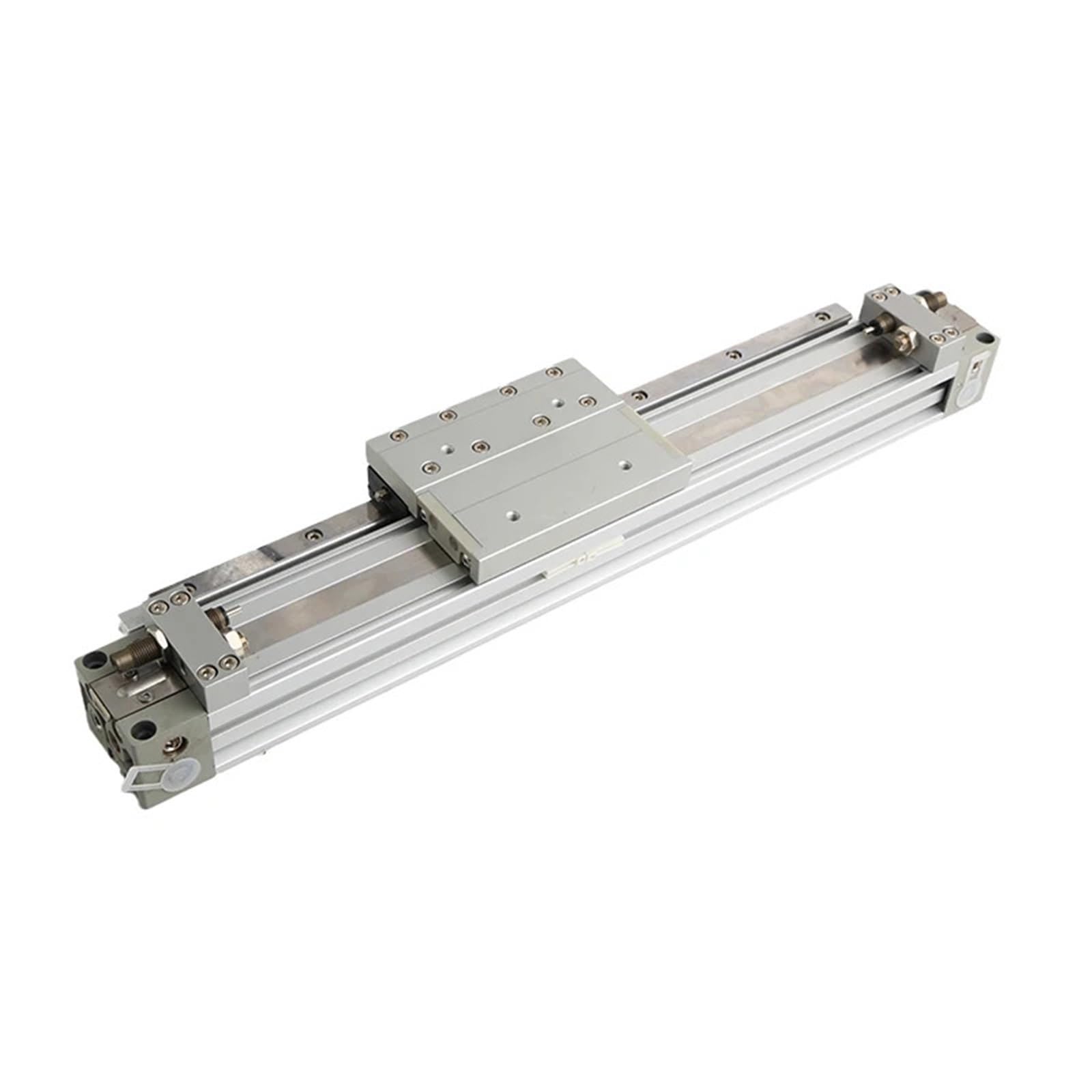 1 szt. MY1H typ otworu 16/20/25 mechanicznie pneumatyczne łożysko ślizgowe cylindra pneumatycznego 100-900 mm stół skokowy z blokiem szyny prowadzącej (MY1H16G, skok 400 mm)