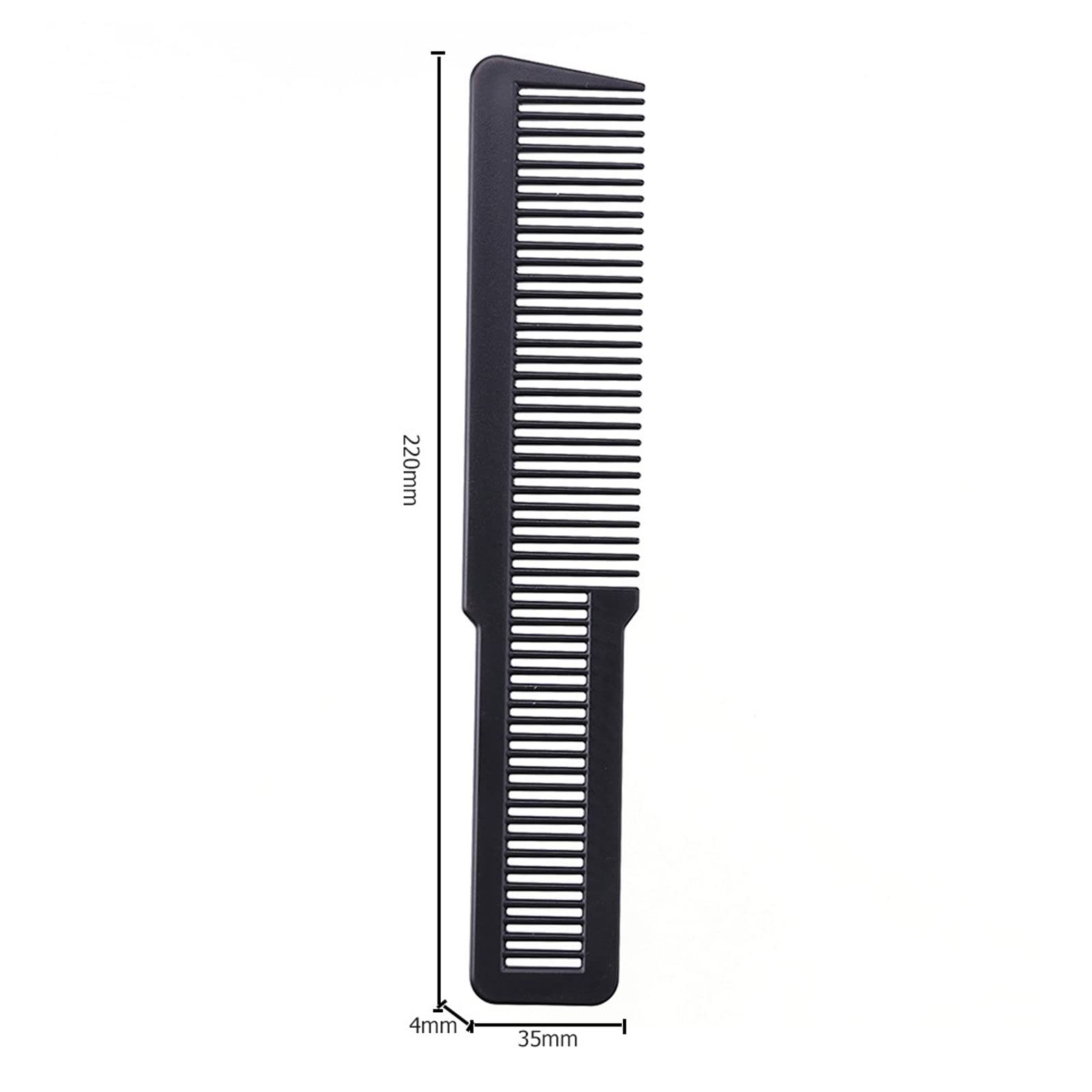 DieffematicSZ Peine 1 PC Colorido salón peluquero de peluquería fibra de carbono peinador antiestático