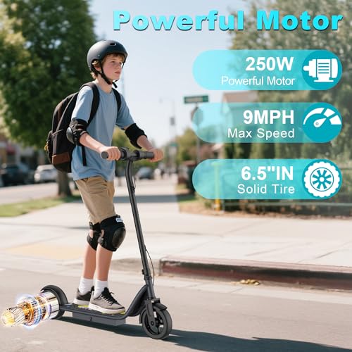 Image of Electric Scooter Adults & Kids,350 /250W Powerful Motor,15 /10 Miles,19 /9 Mph,8.5 /6.5 inch E Scooter with LCD Display