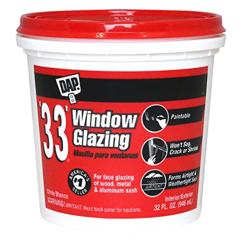 DAP 33 Window Glazing White 32 Oz (7079812122)